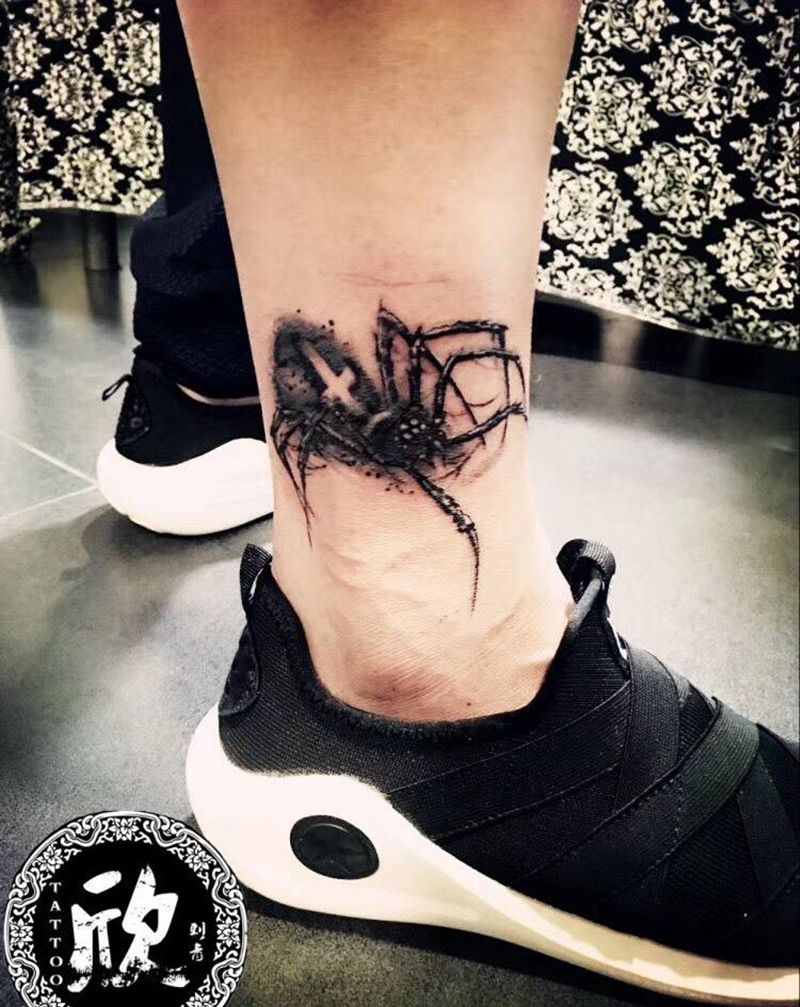 蜘蛛纹身图片