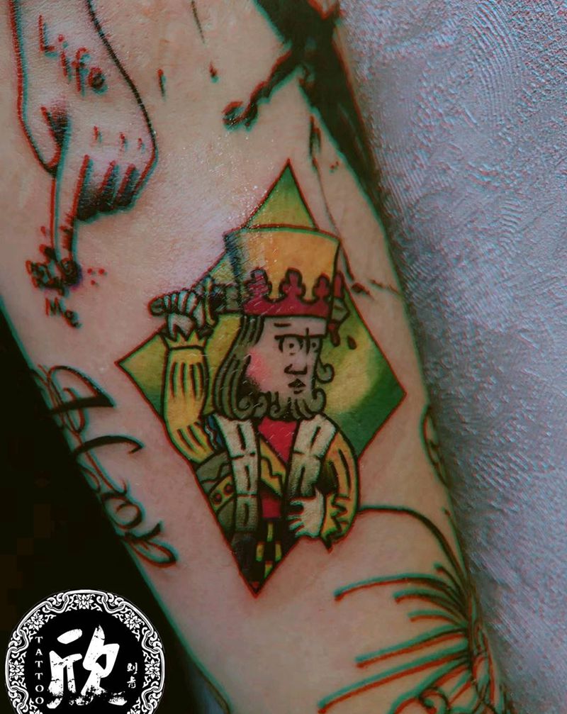 school纹身图片_手臂脚部New Schoolschool小图案彩色纹身图案