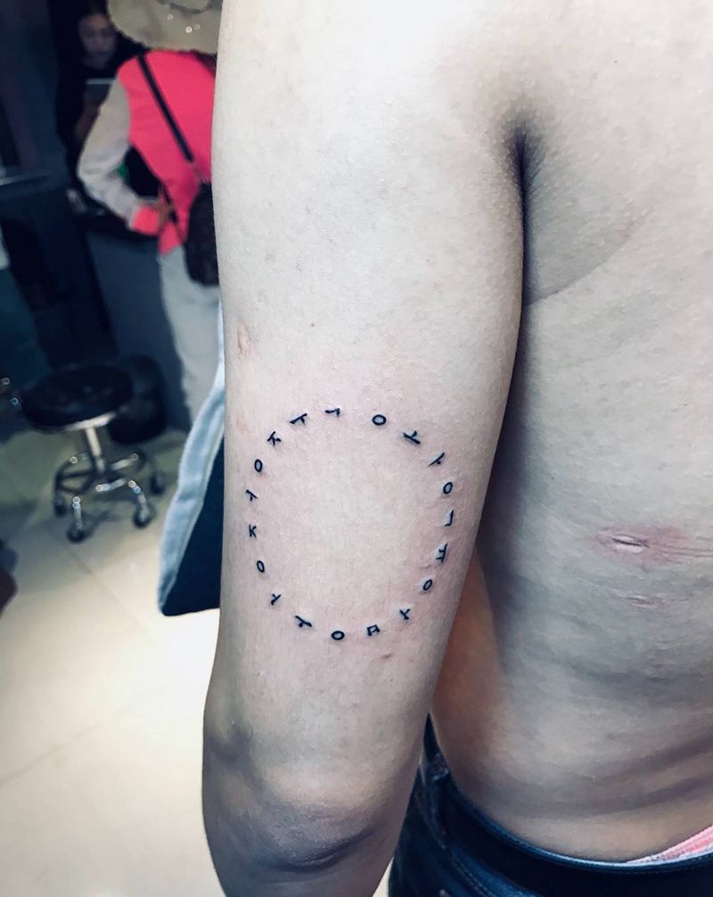 韩文拆解纹身图片