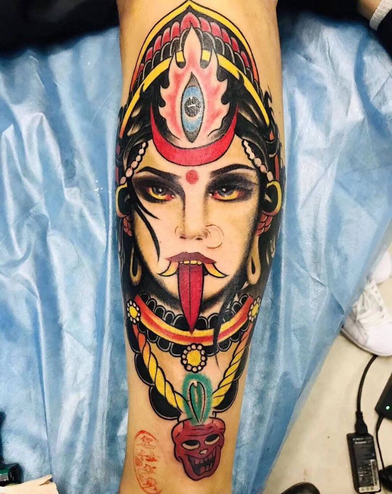 欧美大妞纹身图片