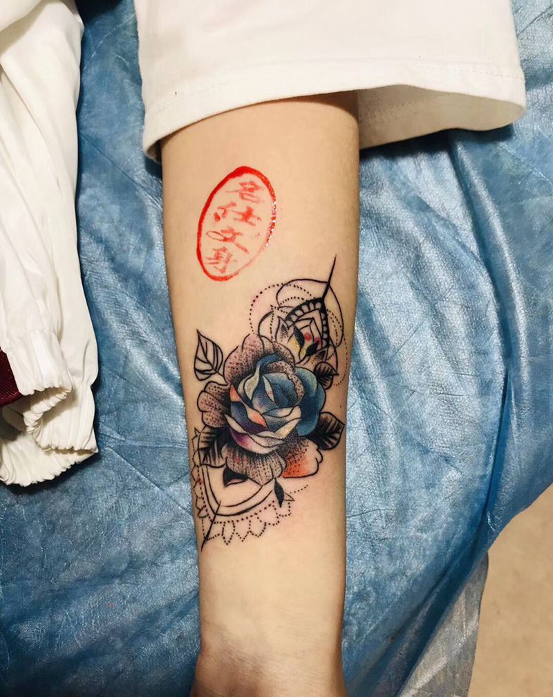 遮盖作品纹身图片_手臂纹身图案