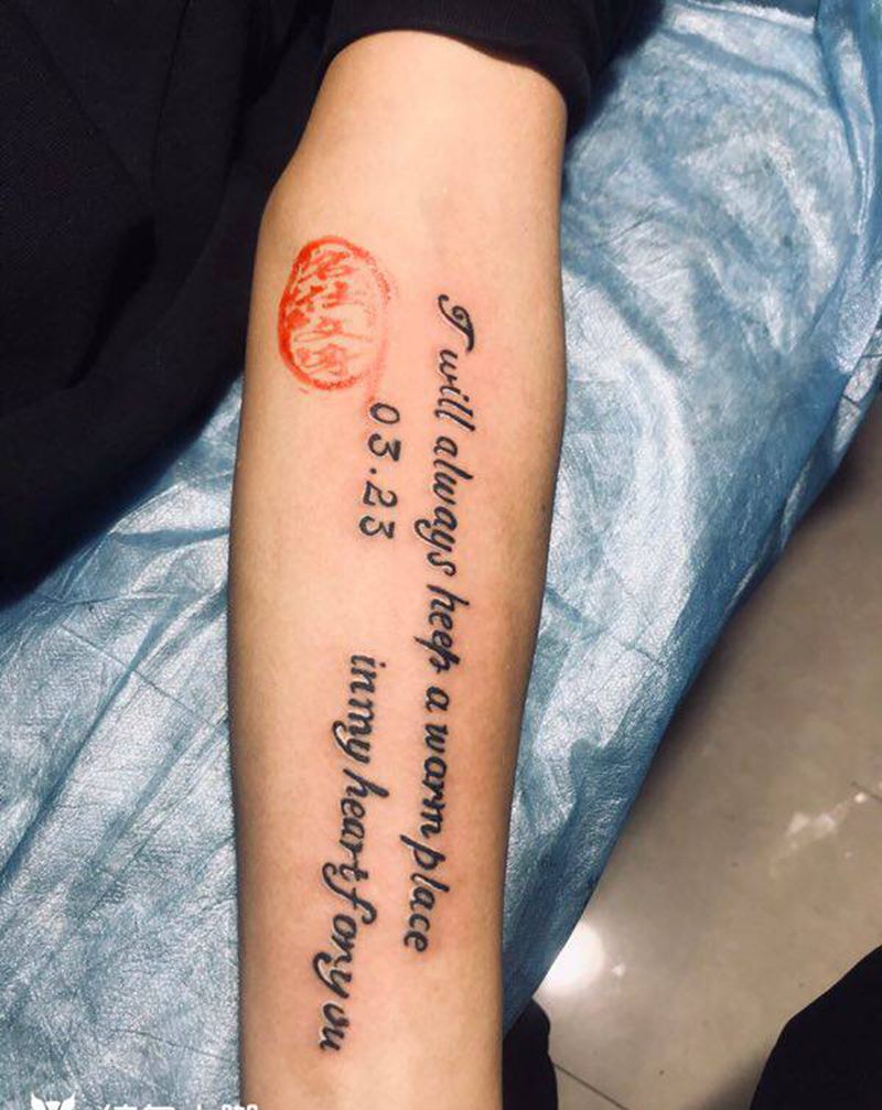 英文纹身图片_手臂纹身图案