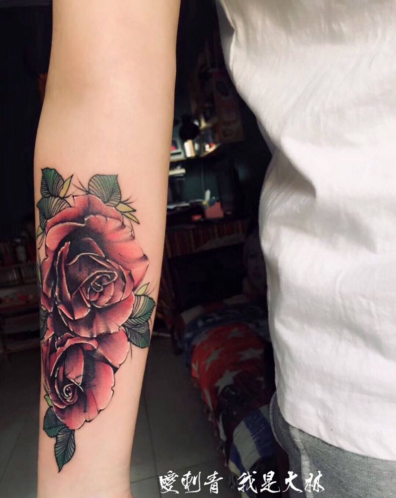 遮盖纹身图片_手臂纹身图案