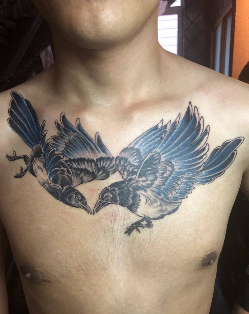 覆盖纹身图片_胸部纹身图案