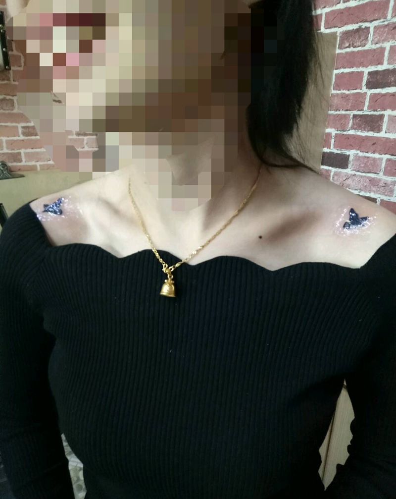 小清新纹身图片_肩部清新原创成品纹身图案