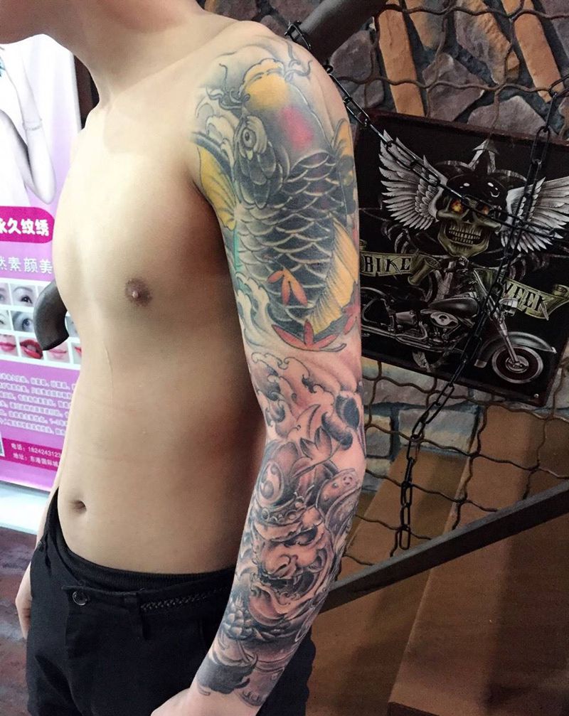 添加局部纹身图片