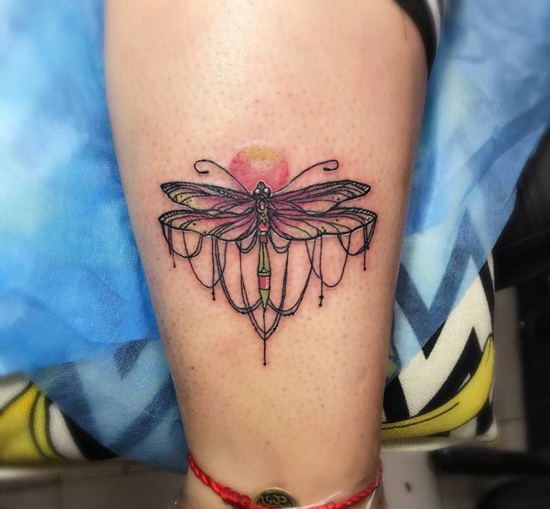 蜻蜓纹身图片