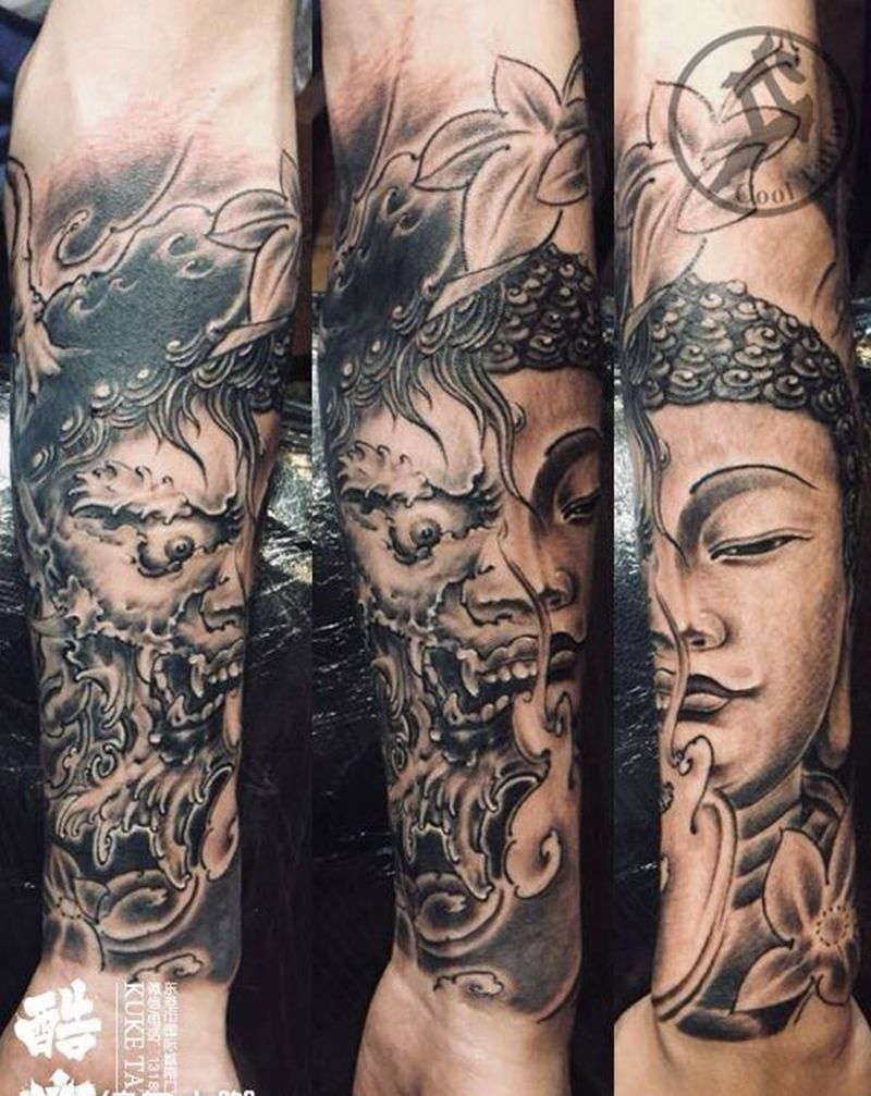 包小臂纹身图片