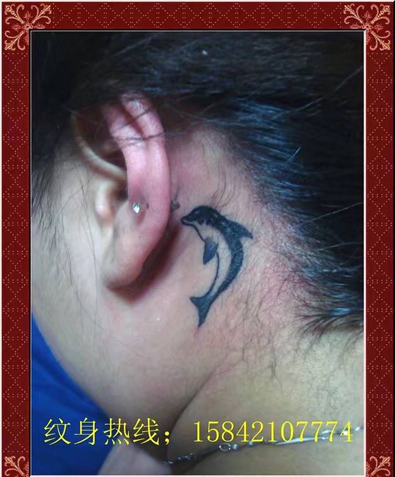 海豚纹身图片