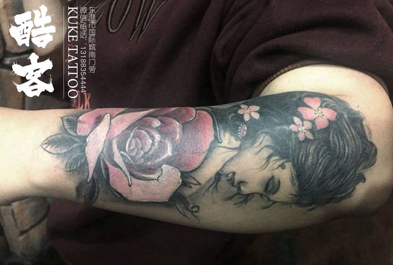 小臂遮盖纹身图片