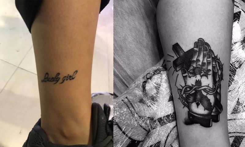 覆盖字母纹身纹身图片