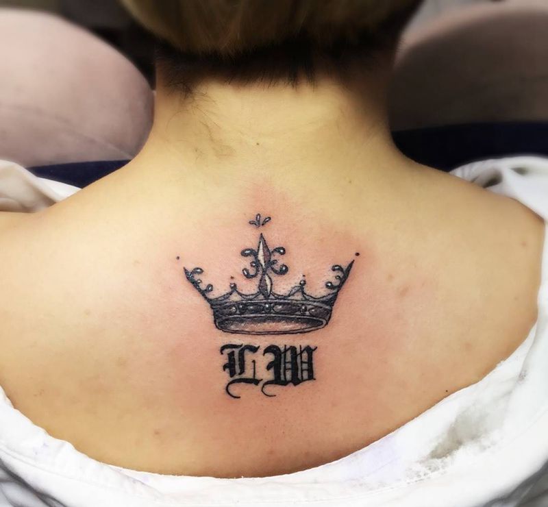 皇冠纹身图片