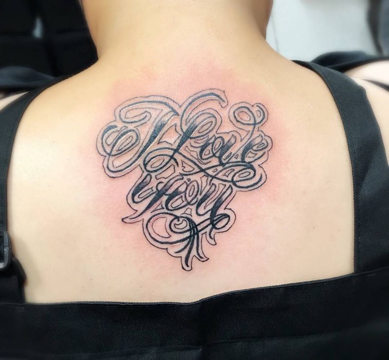 Love  you纹身图片