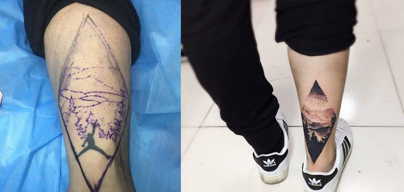 覆盖纹身图片