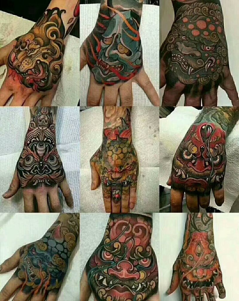 手背纹身欣赏纹身图片