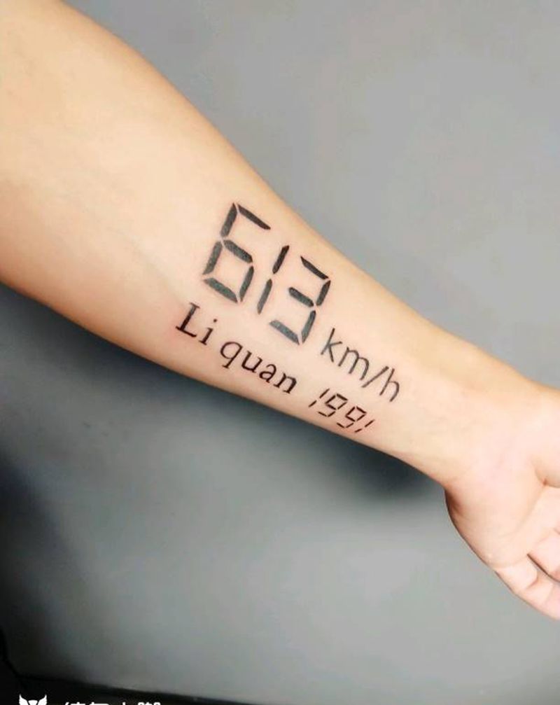 数字纹身图片_手部腿部图腾纹身图案