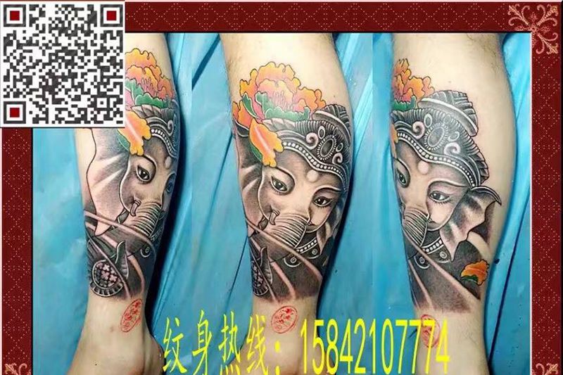 象神纹身图片