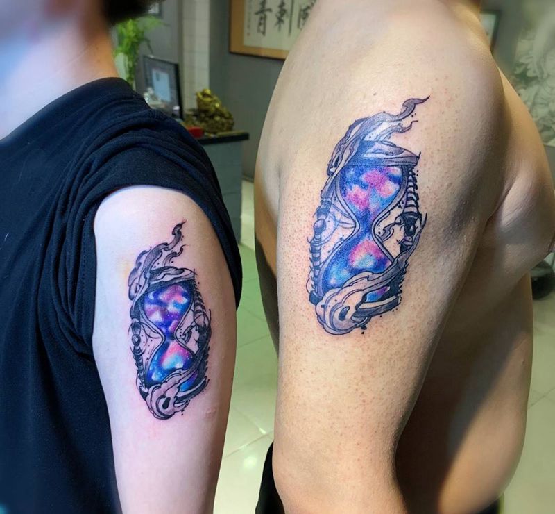 沙漏⏳纹身图片