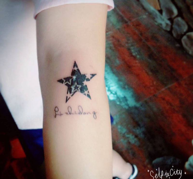 局部图腾纹身图片