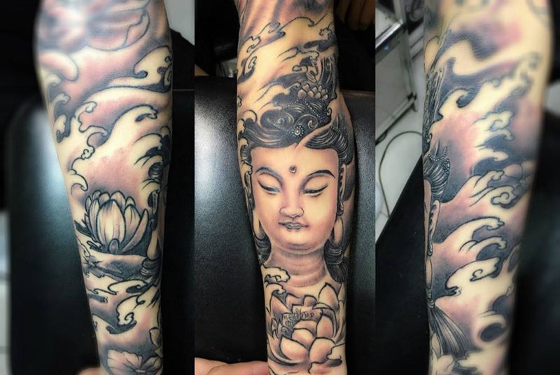 佛纹身图片