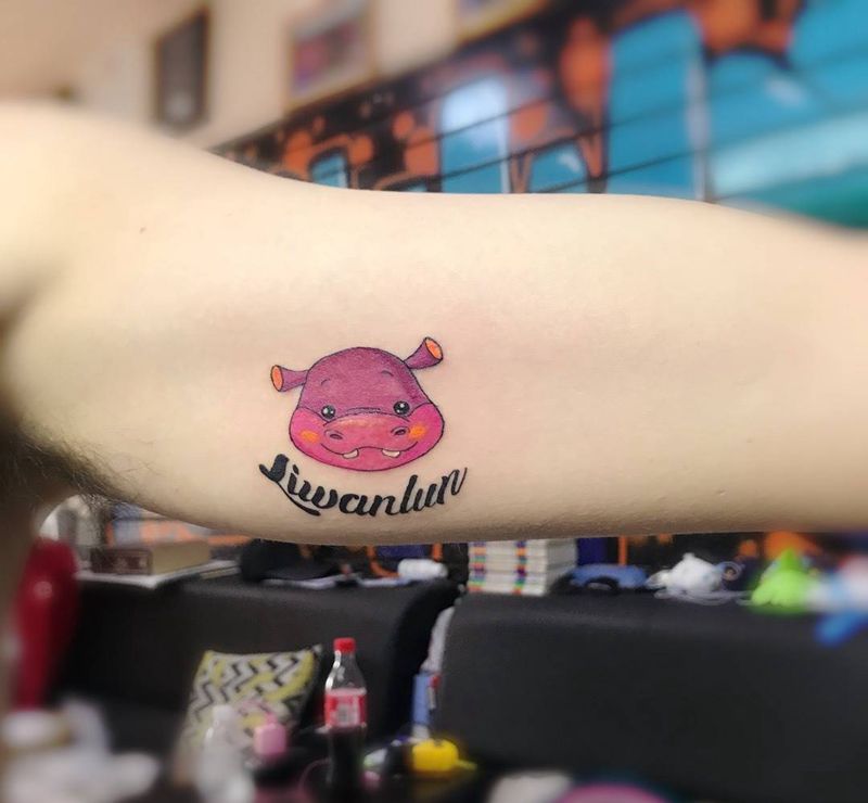 孩子名字纹身图片