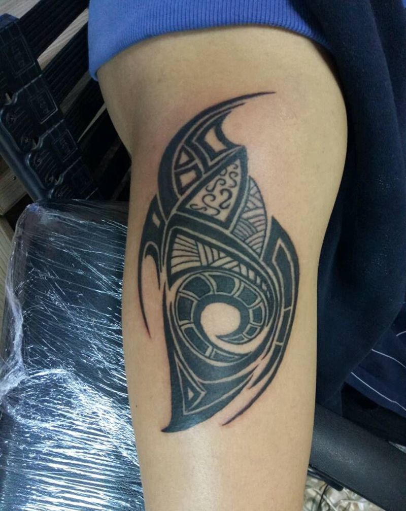 欧美图腾纹身图片_手臂欧美图腾成品纹身图案