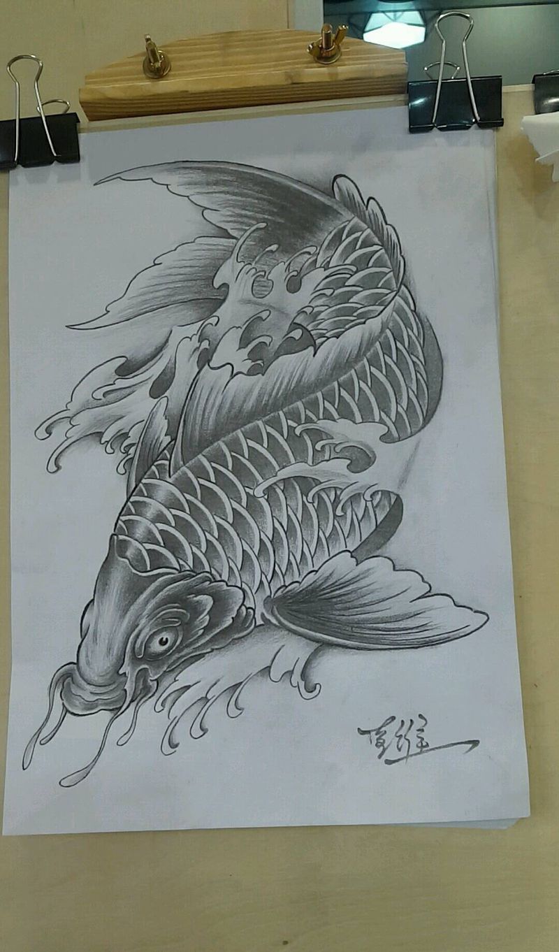 手绘可预约纹身图片