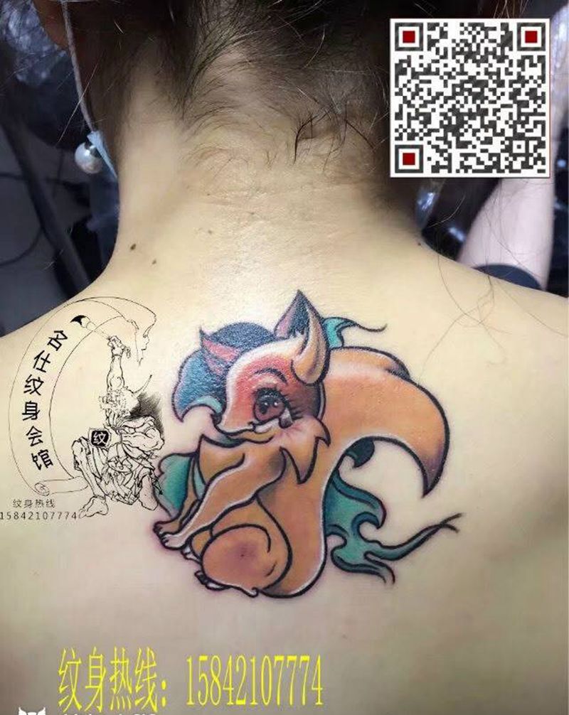 松鼠纹身图片