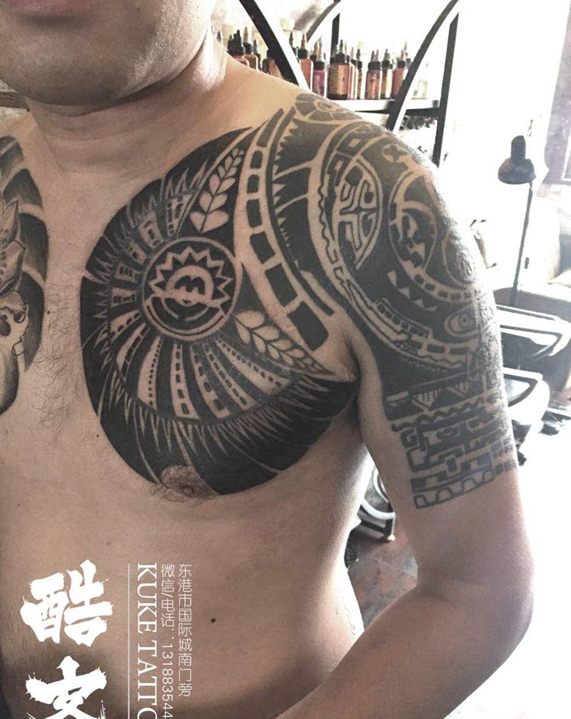 玛雅图腾纹身图片