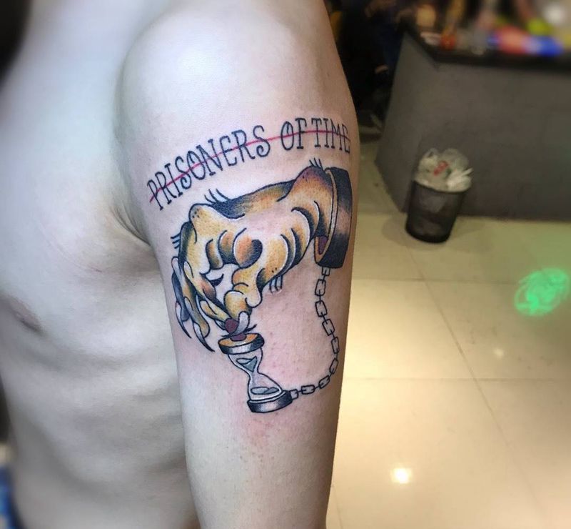 时间的囚徒纹身图片