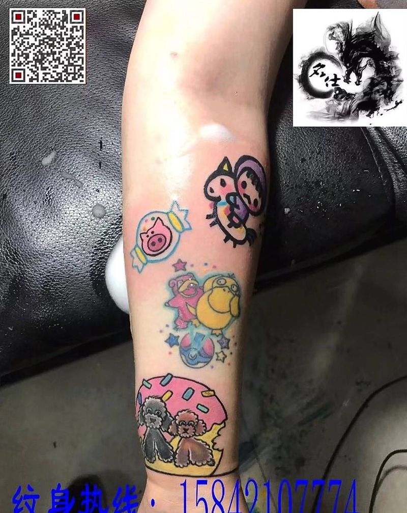 卡通纹身图片