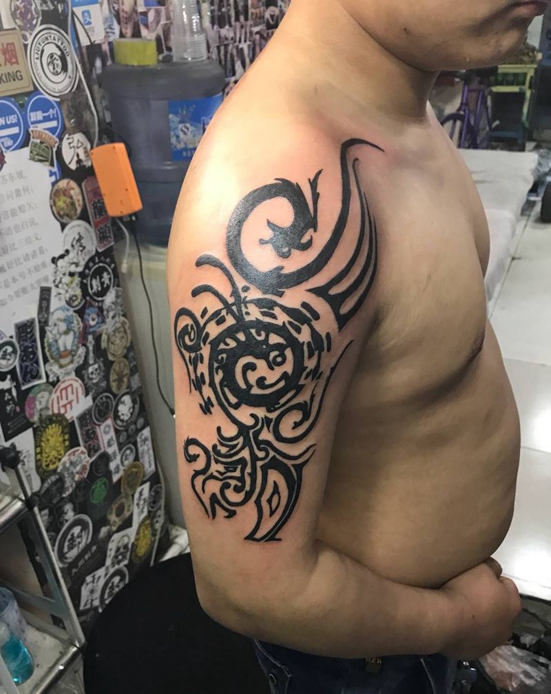 黄贯中同款纹身图片