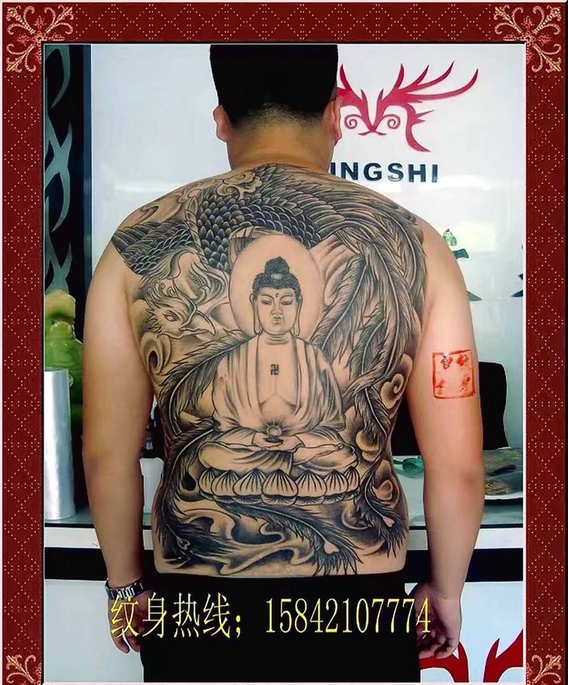 佛纹身图片