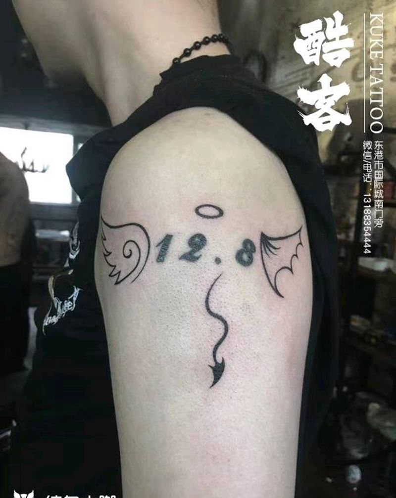 大臂小图纹身图片