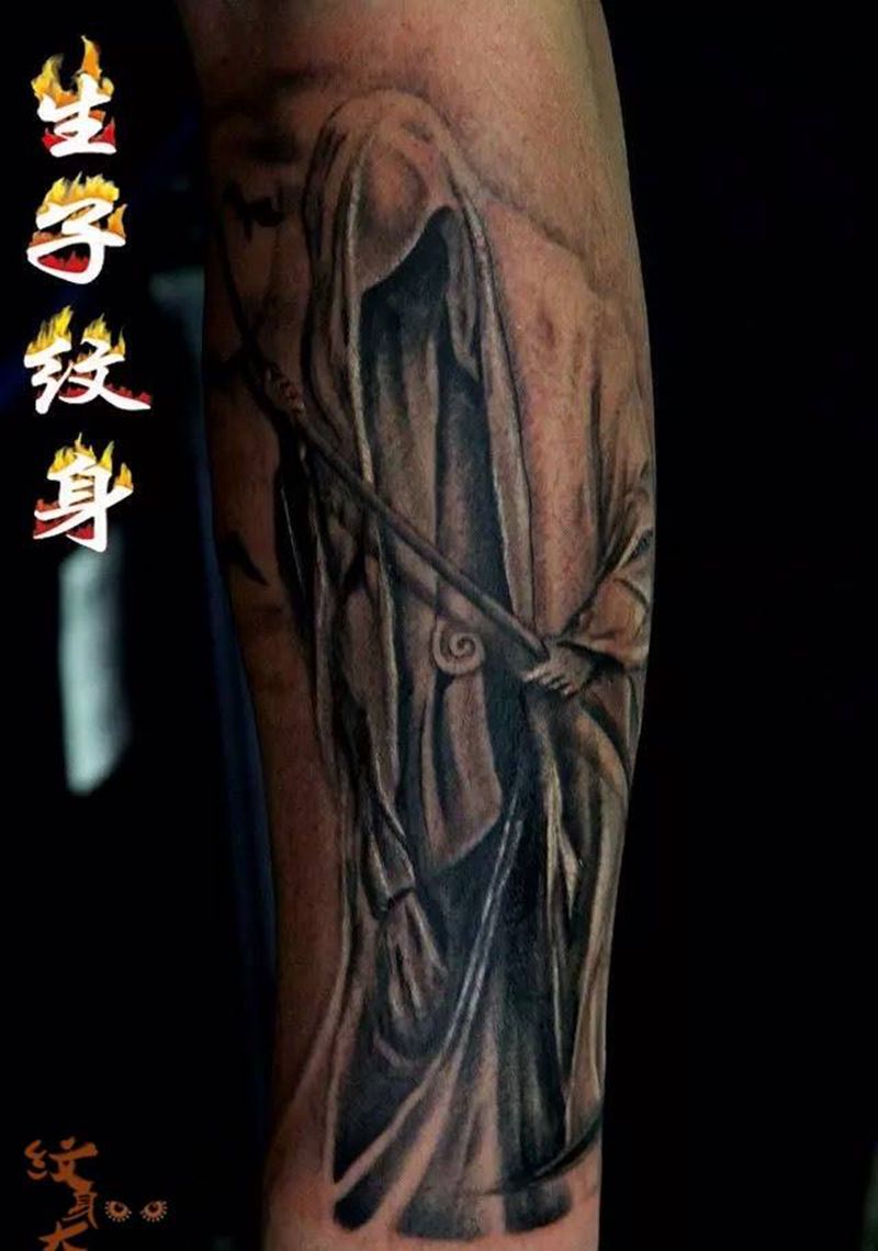 死神纹身图片