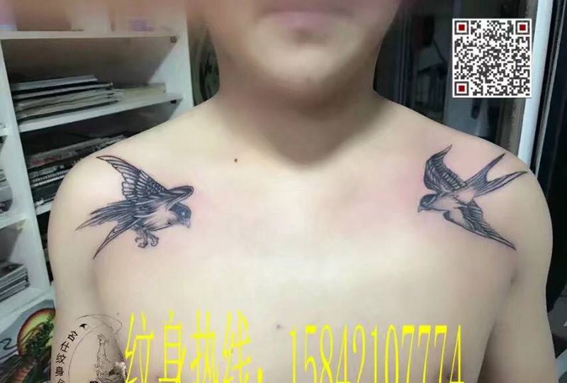 燕子纹身图片