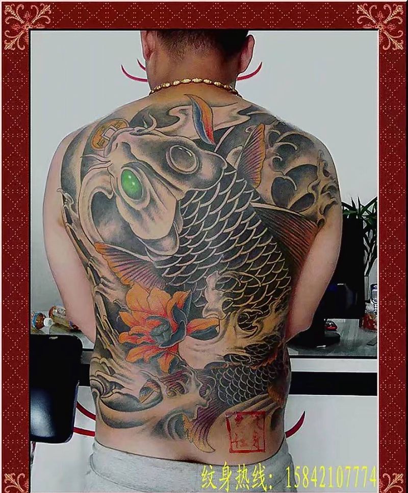鲤鱼纹身图片