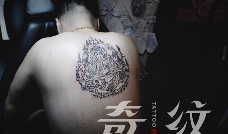 象神纹身图片