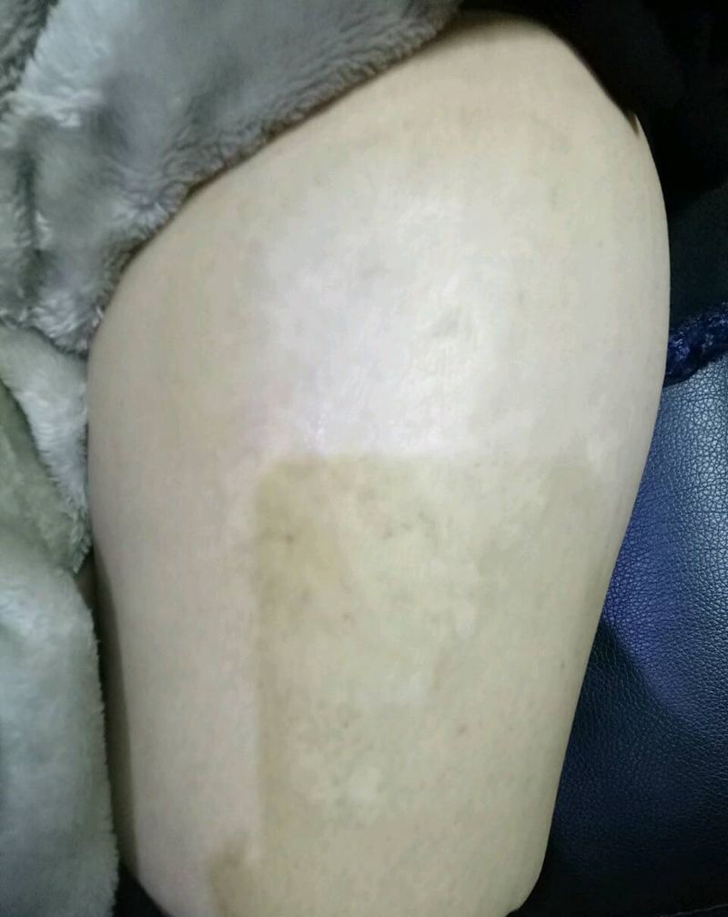 疤痕遮盖纹身图片_腿部欧美动物成品纹身图案