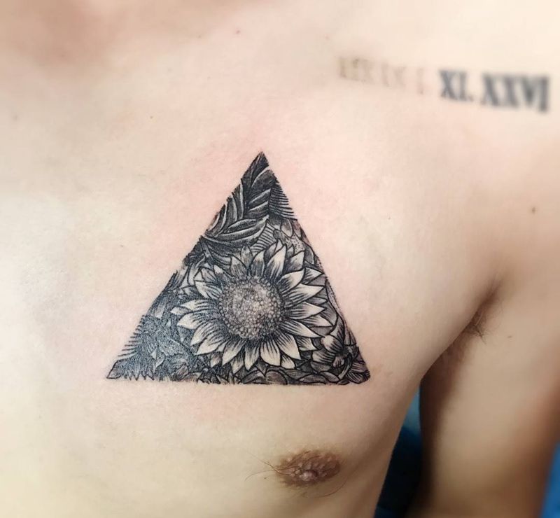 向日葵纹身图片