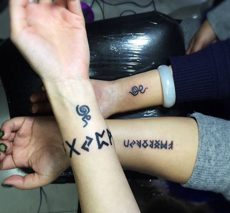 卢恩符文…纹身图片_成品纹身图案