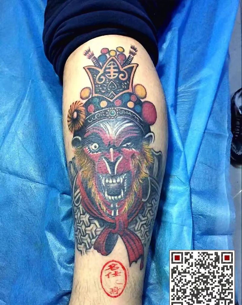 美猴王纹身图片