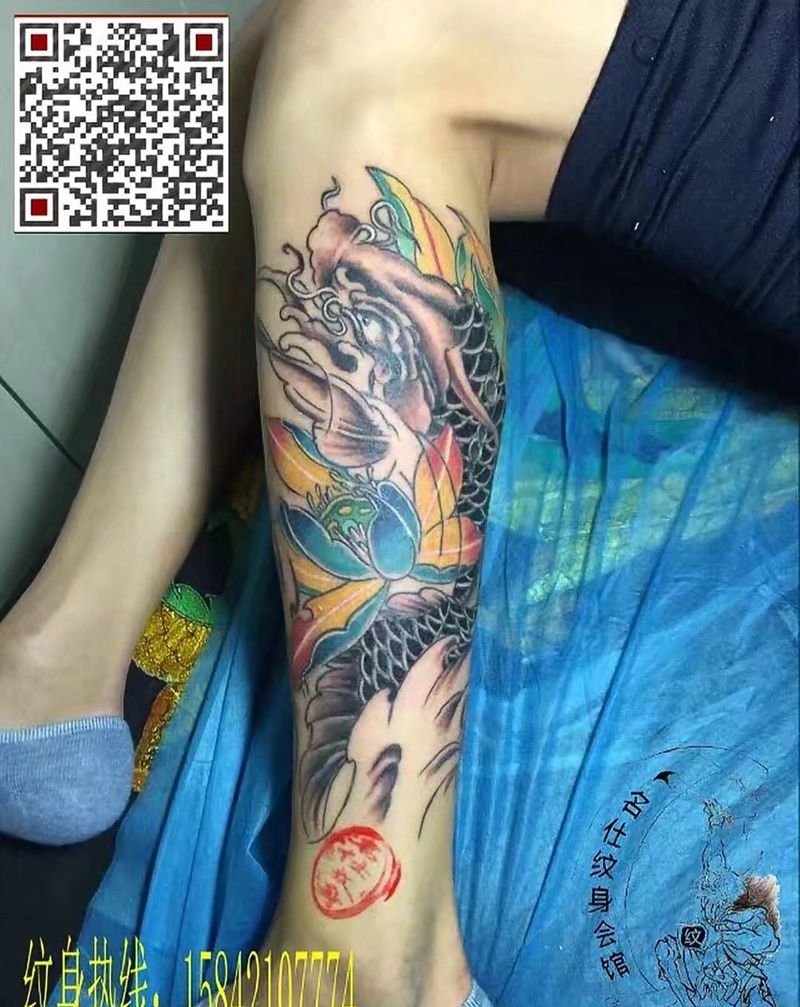 鲤鱼纹身图片