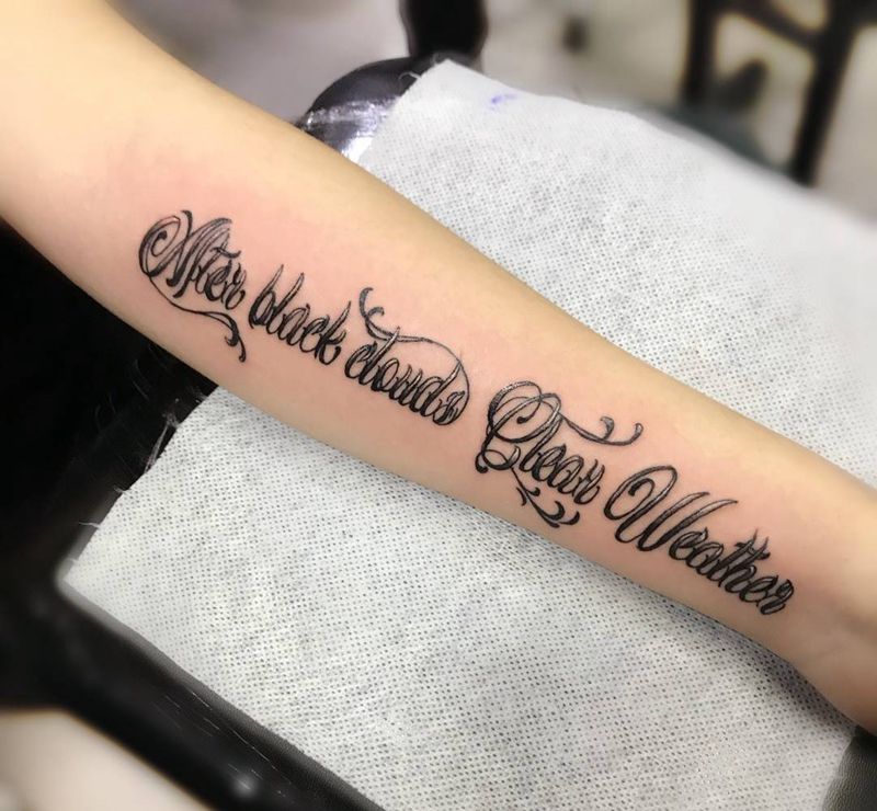 否极泰来纹身图片