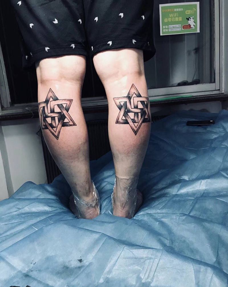 六芒星纹身图片