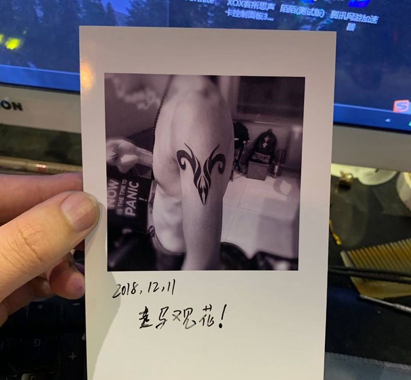 羚羊图腾纹身图片