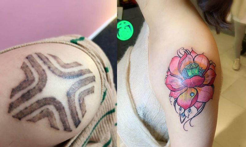 覆盖纹身图片