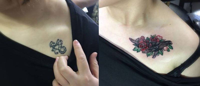 覆盖纹身图片