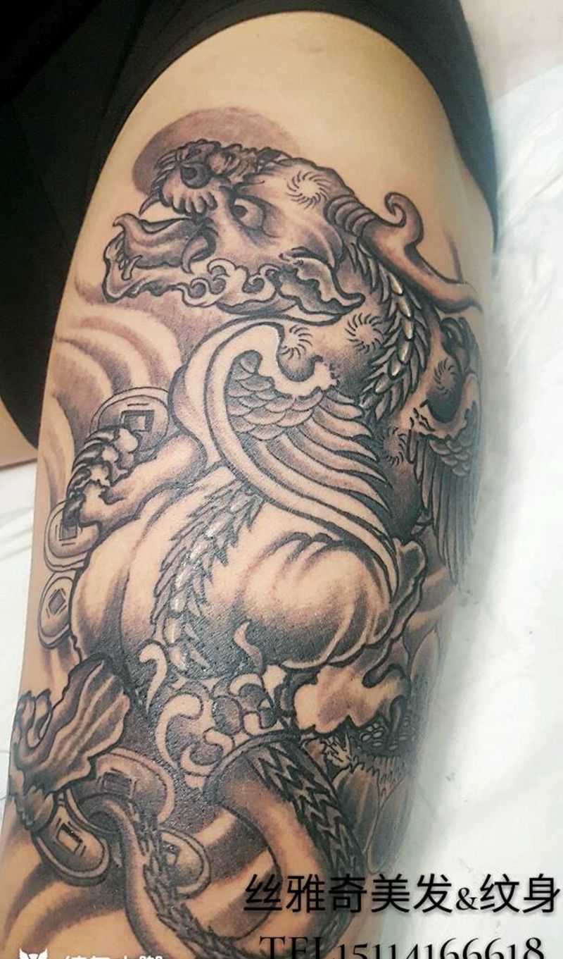 貔貅纹身图片