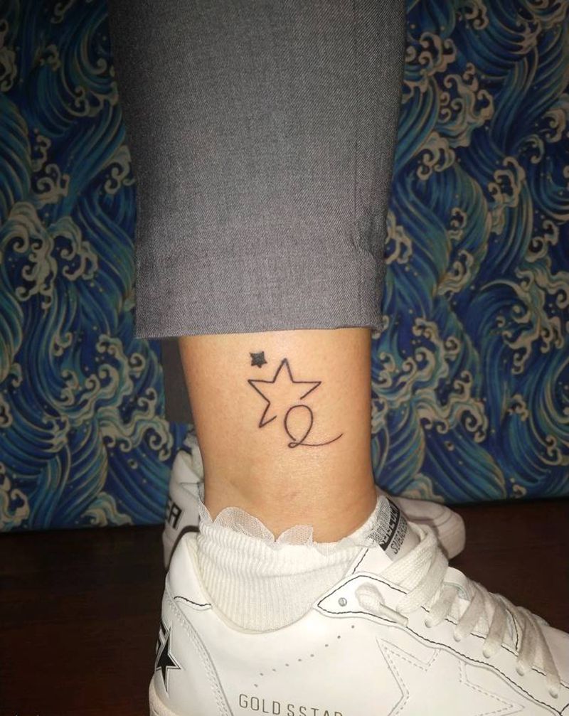 把纹身图片_腿部脚部图腾纹身图案